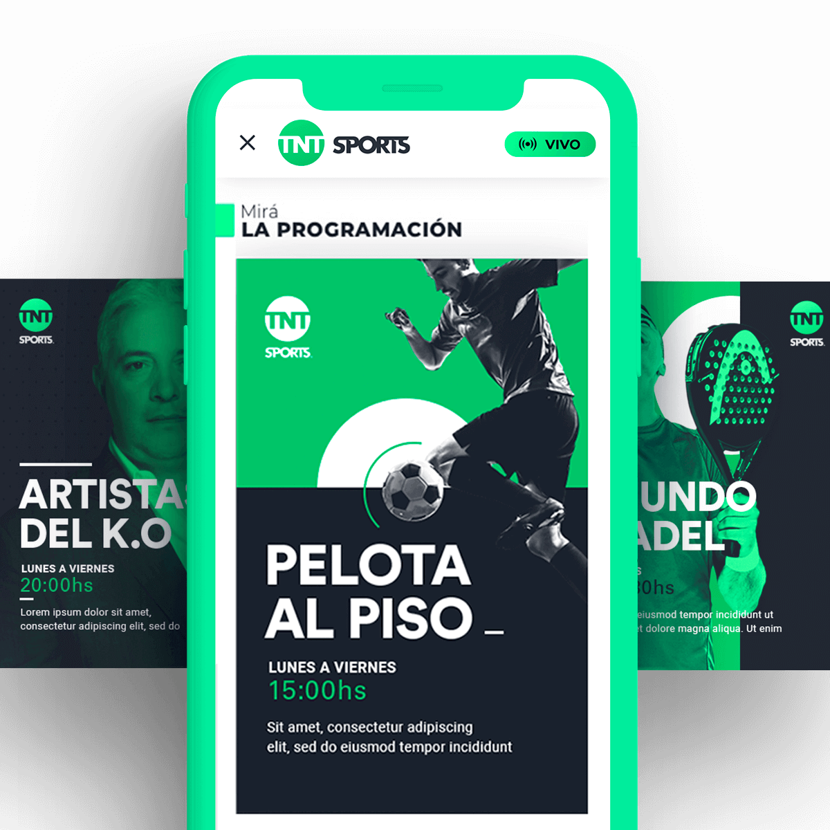 Rediseño basado en performance para TNT Sports